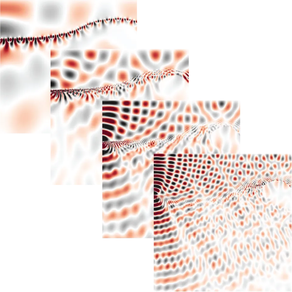 Frequency-domain Scholte-wave simulation